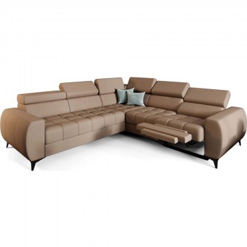 Καναπές Γωνιακός (Δεξιά Γωνία) Calyra Relax 163079459 255x258x95cm Taba