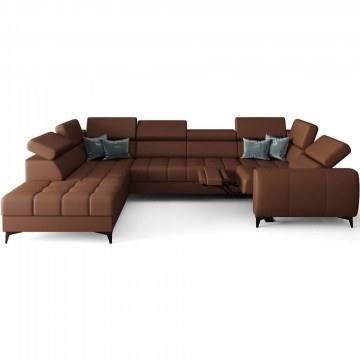 Corner Sofa (Left Corner) Calyra Max Relax 163079789 350x225x95cm Terracotta