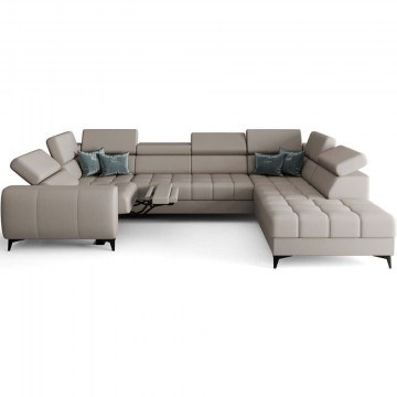 Corner Sofa (Right Corner) Calyra Max Relax 163079799 350x225x95cm Grey