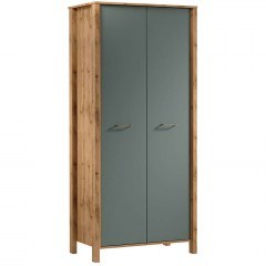 Ντουλάπα Δίφυλλη Indygo 162817749 90x53x199cm Oak-Olive