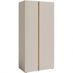 Ντουλάπα Δίφυλλη Luca 163080689 90x50x195cm Cashmere