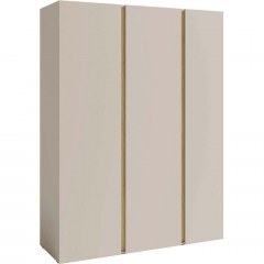 Ντουλάπα Τρίφυλλη Luca 163080439 145x50x195cm Cashmere