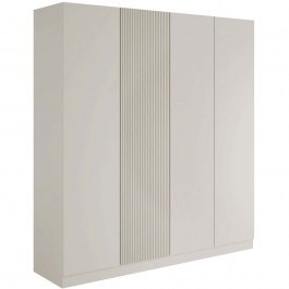Ντουλάπα Τετράφυλλη Como 162878969 205x55x220cm Cashmere CASHMERE