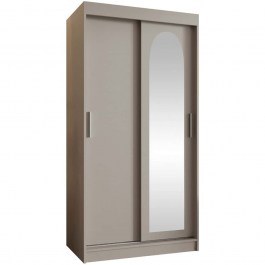 Ντουλάπα Δίφυλλη Συρόμενη Selfie 162893119 100x62x200cm Cashmere CASHMERE