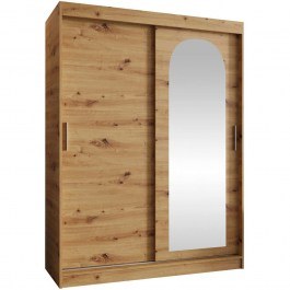 Ντουλάπα Δίφυλλη Συρόμενη Selfie 162893899 150x62x200cm Natural NATURAL