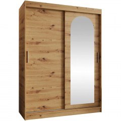 Ντουλάπα Δίφυλλη Συρόμενη Selfie 162893899 150x62x200cm Natural