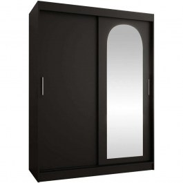 Ντουλάπα Δίφυλλη Συρόμενη Selfie 162893889 150x62x200cm Black BLACK