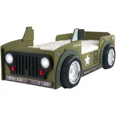 Κρεβάτι Παιδικό Με Στρώμα Jeep 162599589 207x116x76cm Green