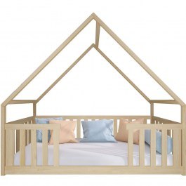 Κρεβάτι Παιδικό Bee (Για Στρώμα 90x200cm) 162806589 208x96x184cm Natural NATURAL