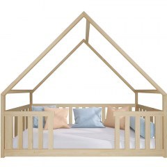 Children's Bed Bee (For Mattress 90x200cm) 162806589 208x96x184cm Natural