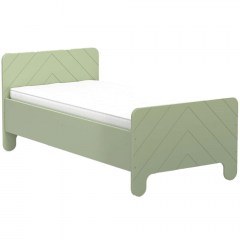Κρεβάτι Παιδικό Με Στρώμα Nolia 162602289 165x82x75cm Pistachio Green