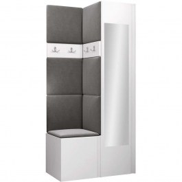 Entrance Furniture Orion XXV 163063359 82x44x168cm White-Grey WHITE-GREY