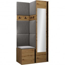 Entrance Furniture Orion XXV 163063219 82x44x168cm Natural-Grey NATURAL-GREY