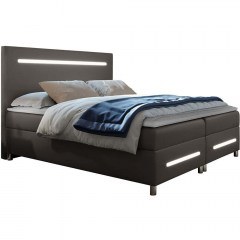 Κρεβάτι Με Στρώμα Και Φως Led Enter (160x200cm) 162566489 165x212x120cm Anthracite