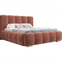 Κρεβάτι Με Αποθηκευτικό Χώρο Wizko (Για Στρώμα 180x200cm) 162728729 200x222x112cm Terracotta TERRACOTTA