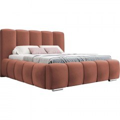 Κρεβάτι Με Αποθηκευτικό Χώρο Wizko (Για Στρώμα 180x200cm) 162728729 200x222x112cm Terracotta