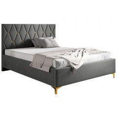 Bed With Storage Space Totti (For Mattress 160x200cm) 162852759 178x222x122cm Anthracite