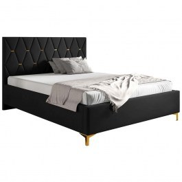 Κρεβάτι Με Αποθηκευτικό Χώρο Totti (Για Στρώμα 160x200cm) 162852819 178x222x122cm Black BLACK