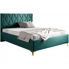 Bed With Storage Space Totti (For Mattress 160x200cm) 162852879 178x222x122cm Emerald Green