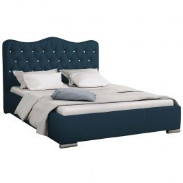 Κρεβάτι Με Αποθηκευτικό Χώρο Santorini (Για Στρώμα 160x200cm) 162483539 180x218x100cm Blue BLUE