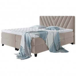 Κρεβάτι Με Ανώστρωμα & Αποθηκευτικό Χώρο Romantic (160x200cm) 162060529 172x210x118cm Beige BEIGE