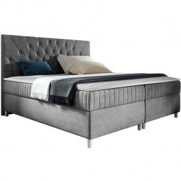 Κρεβάτι Με Στρώμα & Αποθηκευτικό Χώρο Prowansja (160x200cm) 162565829 165x212x120cm Dark Grey GREY