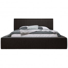 Κρεβάτι Με Αποθηκευτικό Χώρο Plexi (Για Στρώμα 160x200cm) 162767849 192x230x81cm Black BLACK