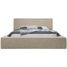 Κρεβάτι Με Αποθηκευτικό Χώρο Plexi (Για Στρώμα 160x200cm) 162767699 192x230x81cm Beige BEIGE