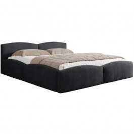 Κρεβάτι Με Αποθηκευτικό Χώρο Mirala (Για Στρώμα 160x200cm) 163120829 178x222x78cm Black BLACK