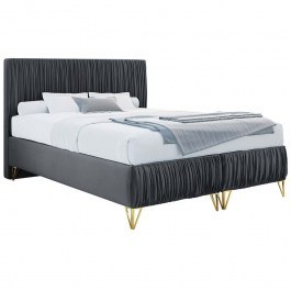 Κρεβάτι Με Στρώμα Mars (160x200cm) 162696479 160x209x120cm Anthracite ANTHRACITE