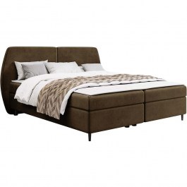 Κρεβάτι Με Στρώμα & Αποθηκευτικό Χώρο Madryt (160x200cm) 163046359 170x207x107cm Brown BROWN