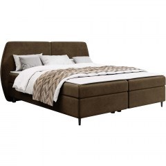 Κρεβάτι Με Στρώμα & Αποθηκευτικό Χώρο Madryt (160x200cm) 163046359 170x207x107cm Brown