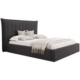 Bed With Storage Space Lilkus (For Mattress 160x200cm) 162806869 210x224x122cm Anthracite ANTHRACITE