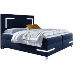 Bed With Mattress & Led Light Delos (160x200cm) 162565389 162x212x120cm Blue