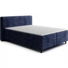 Bed With Mattress & Storage Space Ciroko (For Mattress 160x200cm) 163071289 182x222x102cm Blue
