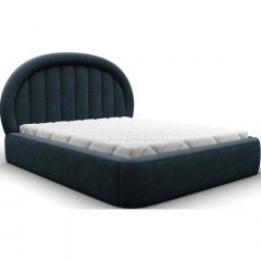 Bed With Storage Space Circle (For Mattress 160x200cm) 163052319 170x221x131cm Dark Blue
