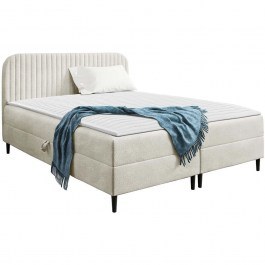 Κρεβάτι Με Στρώμα & Αποθηκευτικό Χώρο Box Best I (Για Στρώμα 160x200cm) 162916089 162x205x91cm Cream CREAM