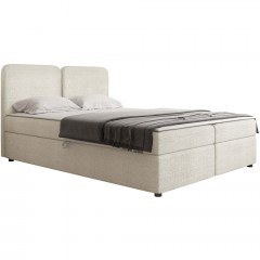 Bed With Mattress & Storage Space Boho (For Mattress 160x200cm) 163045919 140x207x104cm Ecru