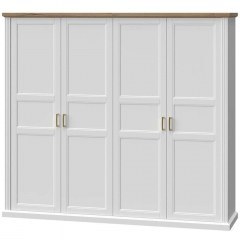 Ντουλάπα Τετράφυλλη Tahoma 162261399 236x59x227cm White