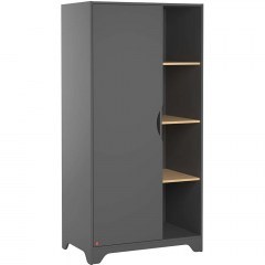 Single-Leaf Wardrobe Leaf 161440649 88,5x52x189,5cm Natural-Anthracite