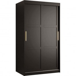 Ντουλάπα Δίφυλλη Συρόμενη Ramiro 162574939 100x62x200cm Black BLACK