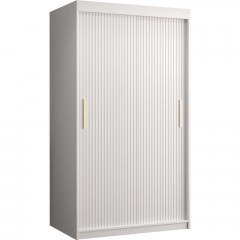 Double Sliding Wardrobe Riflo Slim 162575339 100x62x200cm White