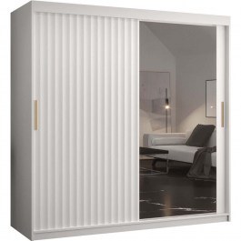 Ντουλάπα Δίφυλλη Συρόμενη Riflo Wave 162577689 180x62x200cm White WHITE