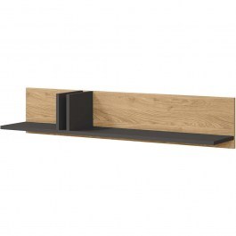 Wall Shelf Alsy Reg Mini 162913719 110x22x22cm Anthracite-Natural ANTHRACITE-NATURAL