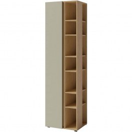 Bookcase Luca 163080709 55x40x195cm Natural-Olive OLIVE