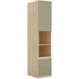 Βιβλιοθήκη Raton 163119609 45x60x215cm Natural-Mint NATURAL-MINT