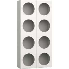 Bookcase Reli HF 162794209 100,7x35,1x202,5cm White-Grey WHITE-GREY