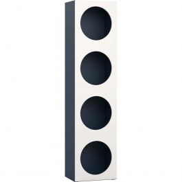 Bookcase Reli Mini HF 162794969 50,4x35,1x202,5cm White-Blue WHITE-BLUE