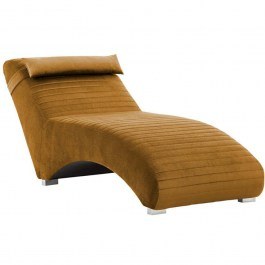Recliner Zadar 162581779 73x170x80cm Mustard MUSTARD