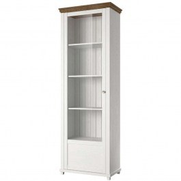 Βιτρίνα Capel 162921349 71x42x200cm White WHITE